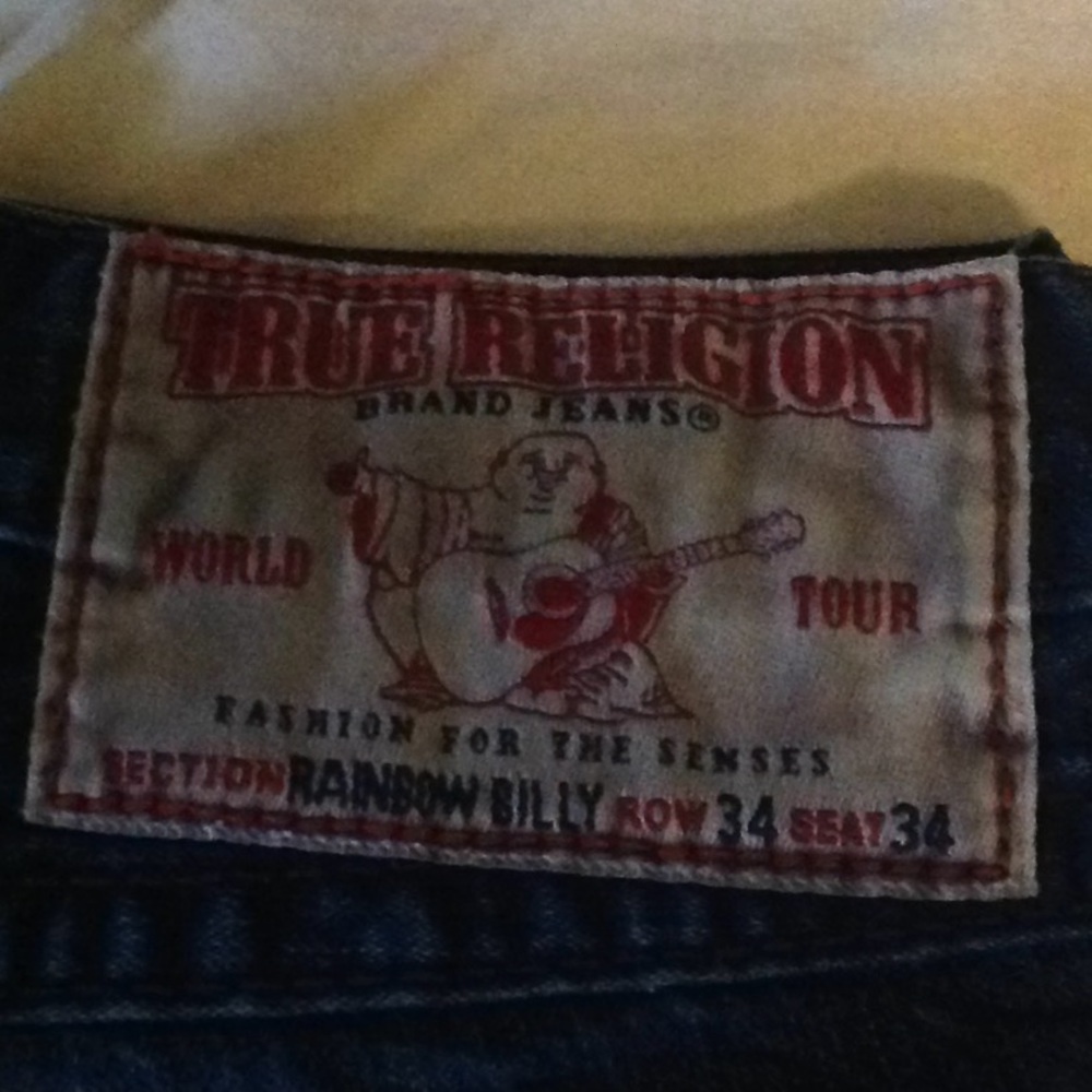 True religion jeans 34w 34 L